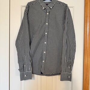 UNTUCKit Black and White Checkered Central Otago Men's Shirt
